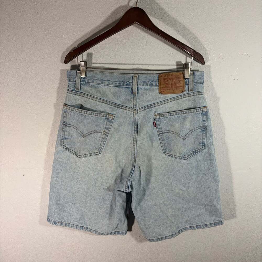 Levi's 550 Relaxed Fit Denim Shorts Size 34 Light Wash Jorts